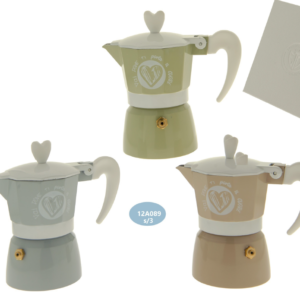 Bomboniera Utile Caffettiera Moka ad uso 2 tazze